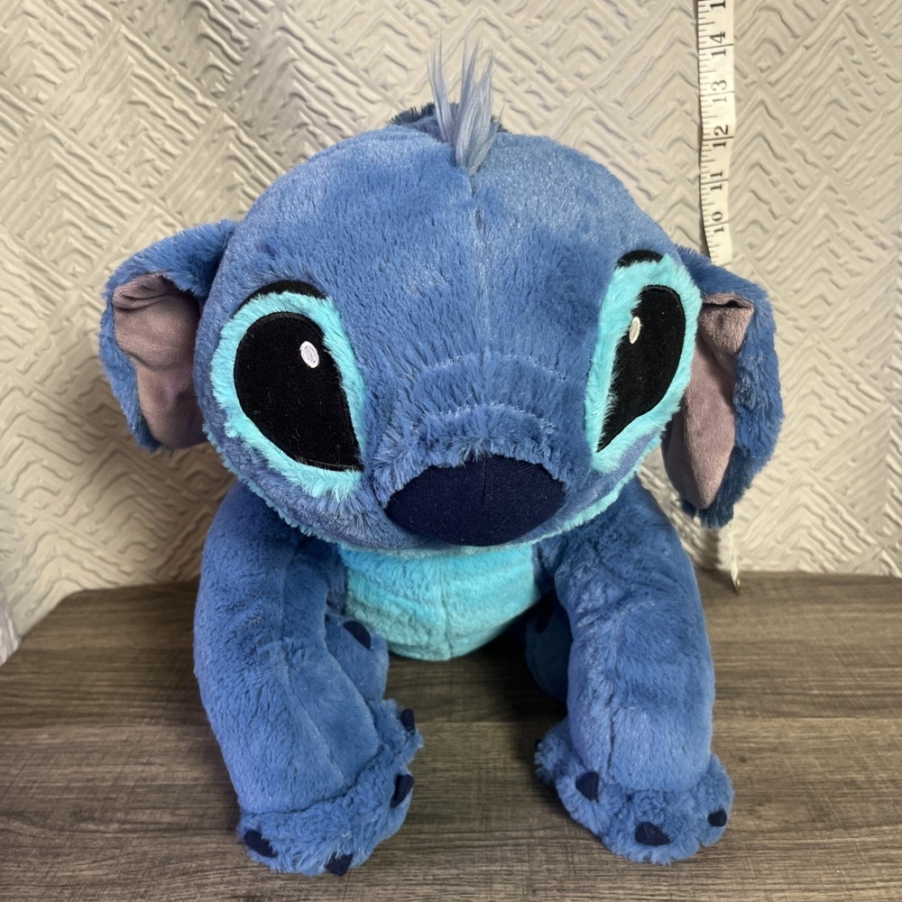 Disney Parks Stitch Plush Lilo & Stitch Blue Soft Toy 16 Inch Authentic Original